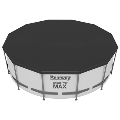 Бассейн каркасный Steel Pro MAX, 366 х 122 см, фильтр-насос, лестница, тент, 56420 Bestway