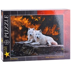 Пазл 520 Белые волки в лесу P520-03 в Самаре