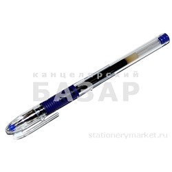 Ручка PILOT гелевая синяя 0. 5/129мм корпус прозрачный рез. грип BLGP-G1-5-L