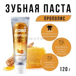 Зубная паста Dental Clinic 2080 Gingivalis Professional-strength Toothpaste PROPOLIS 120g (51)