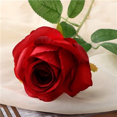 Цветы искусственные "Роза Карина" 7х56 см, красный