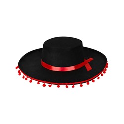 Шляпа карнавальная "Аррива" (КРК-7310) черная