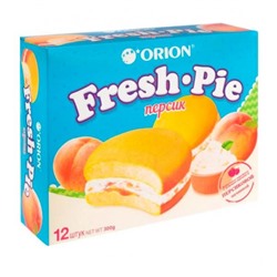 Печенье FRESH PIE персик ORION №12, 300 гр.