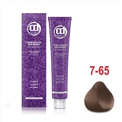 Д 7/65 крем-краска для волос с витамином С средне-русый шоколадно-золотистый 100 мл
