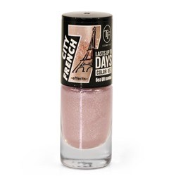 TF Лак для ногтей COLOR GEL CITY FRENCH тон 362 Light pink glitter/Светло-розовый с шиммером 8мл