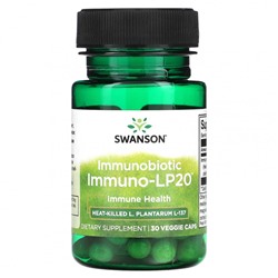 Swanson, Immunobiotic, Immuno-LP20, 30 растительных капсул