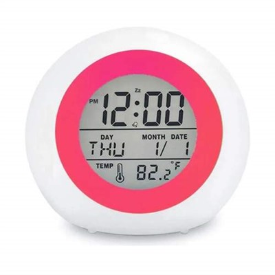 Часы-будильник сенсорный музыкальный Color Change Light с LED-подсветкой