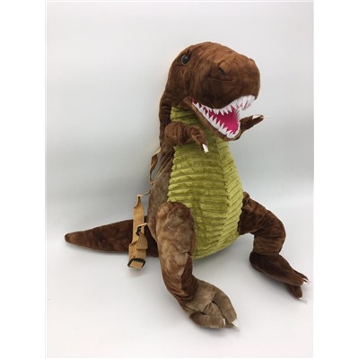 Мягкая игрушка рюкзак Динозавр 50 см