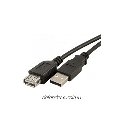 USB кабель USB02-06 USB2.0 AM-AF, 1,8м DEFENDER