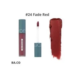 Rom&nd Вельветовый тинт с матовым финишем в приглушенном оттенке красного Velvet Tint 24 Fade Red