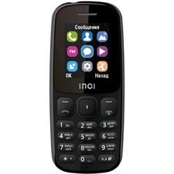 Сотовый телефон INOI 100, 1.8", 2 sim, 64Мб,  microSD, 800 мАч, чёрный