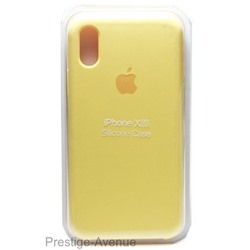 Силиконовый чехол для iPhone XS золотой
