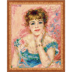 Набор для вышивания РИОЛИС арт.1439 Портрет Жанны Самари 30х38 см