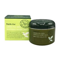 Крем для лица FarmStay  Green tea seed cream, 100г с семенами зеленого чая, выравнивающий тон кожи