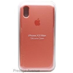 Силиконовый чехол для iPhone XS Max коралловый