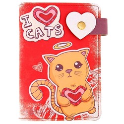 Обложка для паспорта "Я люблю котят"