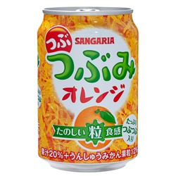Напиток сокосодержащий Sangaria апельсиновый с мякостью 280мл