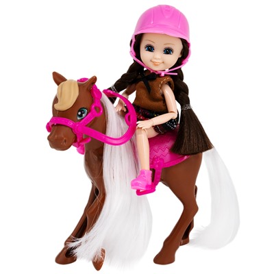 Кукла малышка Miss Kapriz MK53833 с лошадкой в пак. в Самаре
