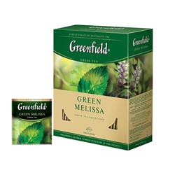 Чай Гринфилд зеленый Грин Мелисса 1,5г/100пак