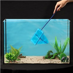 Сачок аквариумный 15 см, синий
