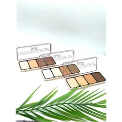 Контур + хайлайтер DoDo Girl Contour Palette комплект все тона (3 шт.)