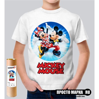 Детская футболка Mickey Mouse skates