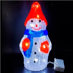 Фигура светодиодная из акрила "Снеговик 50LED"