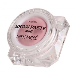 Паста для бровей Nikk Mole Brow Paste - Розовая неон - Mini, 10гр