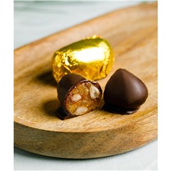 Фрукти “Абрикос с кедровым орехом” / шоколад 72% / гофрокороб / 1000 г / 59 шт Солнечная Сибирь