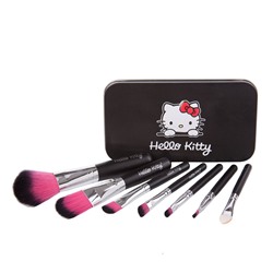 Набор кистей для макияжа Hello Kitty Black 7 шт