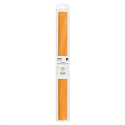Цветная крепированная бумага в рулоне 50*250 32г/м2 светло-оранжевая CR_43953 Три совы
