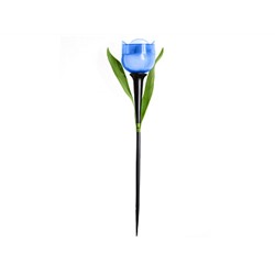 Садовый светильник на солнечной батарее "Синий тюльпан". Белый свет. USL-C-454/PT305 BLUE TULIP