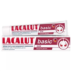 Лакалют Зубная паста Basic Gum для защиты десен, 75 мл (Lacalut, Зубные пасты)