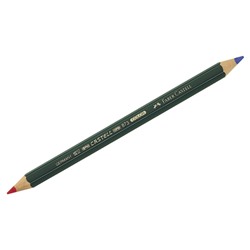 Карандаш двухцветный Faber-Castell "Castell", сини