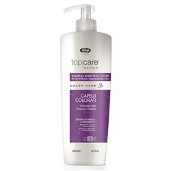 Top Care Repair After Color Acid Shampoo / Шампунь стабилизатор цвета, 1000мл, COLOR CARE, LISAP