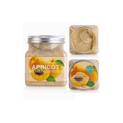 Скраб для тела Sherbet Body Scrub Apricot 350гр с экстрактом абрикоса