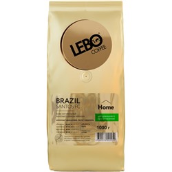 Кофе Lebo Brazil Santos FC Home в зернах, арабика, 1кг