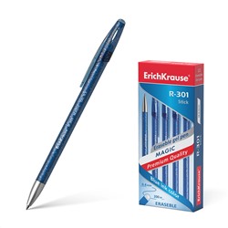 Ручка пиши-стирай гель "Erich Krause.R-301 Magic Gel" синяя 0,5мм 45211