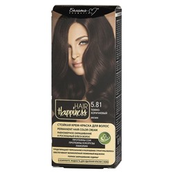 HAIR Happiness Крем-краска для волос №5.81 Темно-коричневый