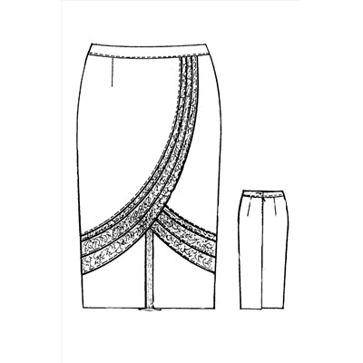 ALMOND 21-211-11.С1 Юбка