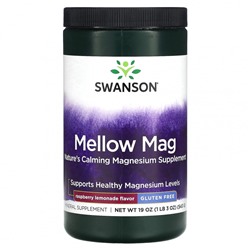 Swanson, Mellow Mag, малиновый лимонад, 543 г (19 унций)