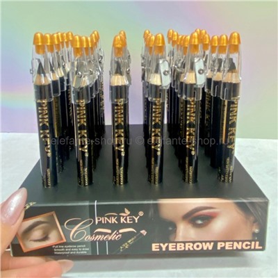 Карандаш для бровей Pink Key Eyebrow Pencil Black (52)