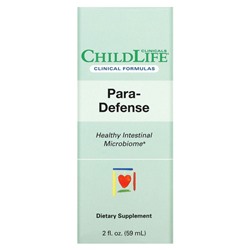 Childlife Clinicals, Para-Defense, для здоровья микробиома кишечника, 59 мл (2 жидк. унции)