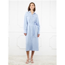 Платье-рубашка женское ZZ-WD030306-61 l.blue