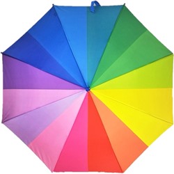 Зонт детский DINIYA арт.2608 полуавт 19(48см)Х8К радуга 16цв.