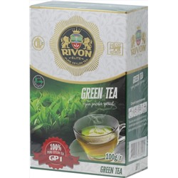 Rivon. Green tea Gun Powder 100 гр. карт.пачка