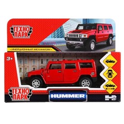 Модель HUM2-12-RD Hummer H2 красный Технопарк  в коробке в Самаре