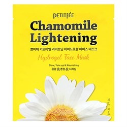 Маска гидрогелевая с ромашкой Petitfee  Chamomile lightening hydrogel face mask, 32г