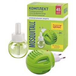 Фумигатор+жидкость от комаров Mosquitall «Универсальная защита» 45 ночей