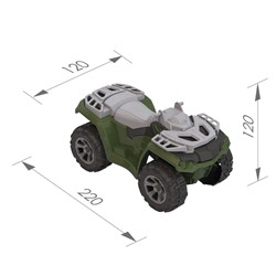 Квадроцикл "Командир" 22*12*12см (253, "Нордпласт")